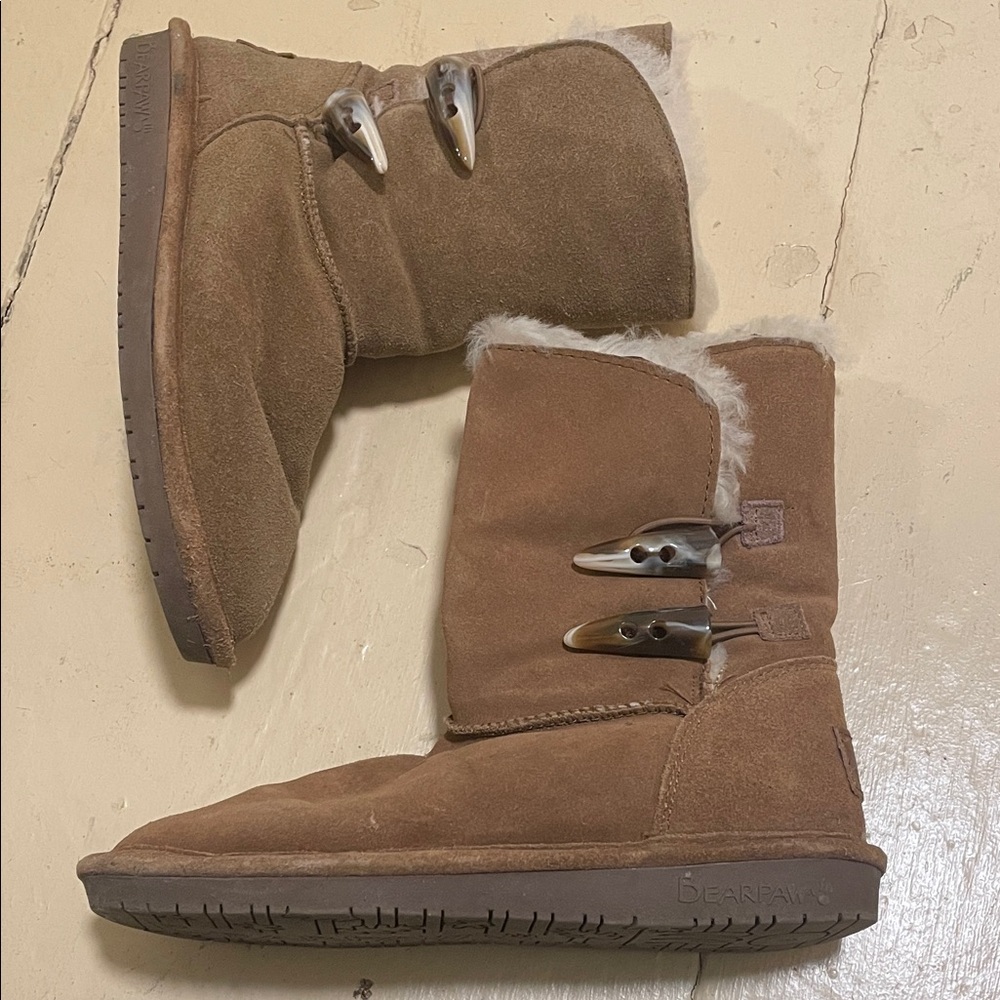BearPaw Women's Brown Winter Boots